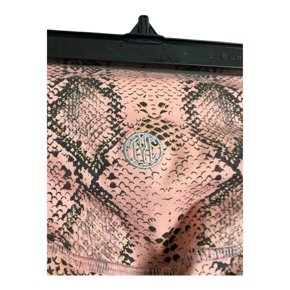 TYC Womens Athletic Pants Leggings Til You Collapse Pink Snake Workout Crossfit - Picture 5 of 5